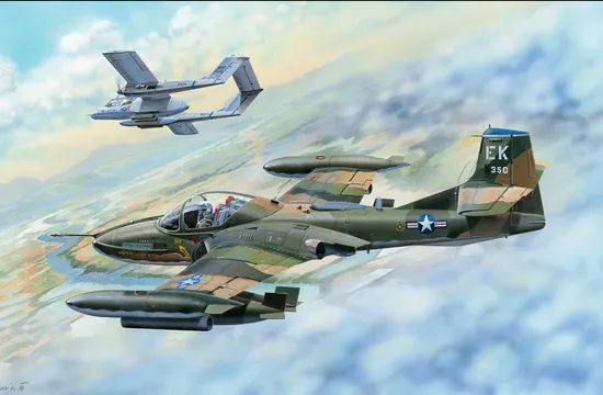 Trumpeter - US A-37B Dragonfly Light Ground-Attack 